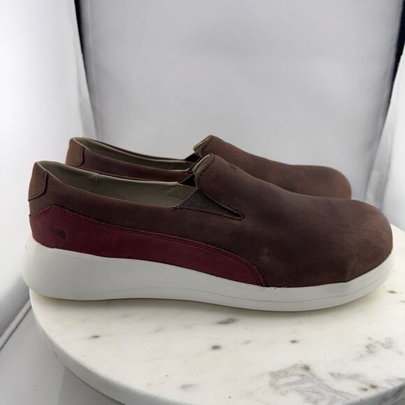 Red Wing 2033 Brown Leather Lightweight Safety Slip On Aluminum Toe Shoes Size 9 - Picture 7 of 14